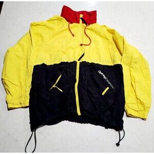 Opening Ceremony Colorblock Crinkle Nylon Storm Varsity Jacket $420 MSRP NWOT